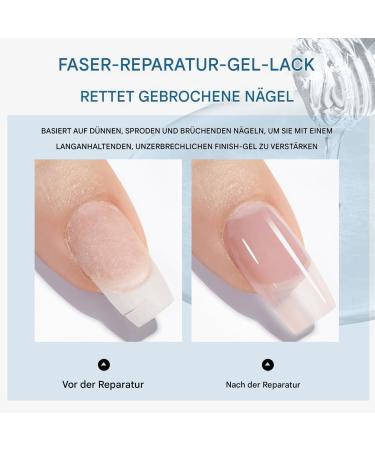  gifyym Nail Builder Gel - Instant Repair Gel - Quick Repair Nails - 15 ml - Fast Drying for Home Manicures - Buy Online on GoSupps.com