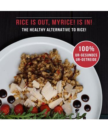 Myrice Risotto Curry - 225g | Ready Meal with Curry Spices Lentils & Extra Soluble Fiber | International Shipping - Buy Online on GoSupps.com