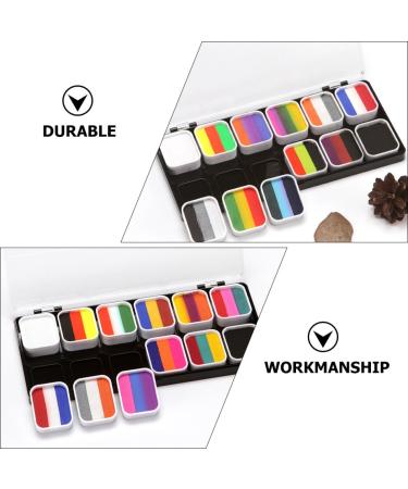 Buy Abaodam Halloween Cosplay Kit - Neon Face Paint Pigment Sticks & Fake Scars Wax - Easy to Clean Oil Cosmetics for Perfect Costume - Buy Online on GoSupps.com