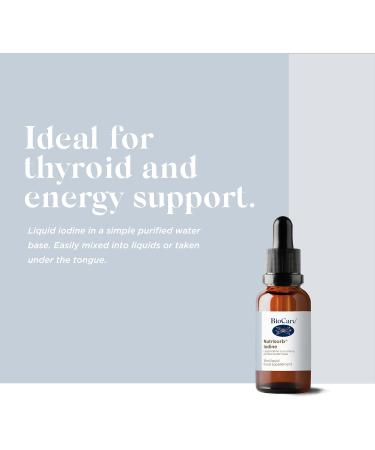 BioCare Nutrisorb Iodine | Thyroid & Energy Support Supplement - 15ml - Buy Online on GoSupps.com