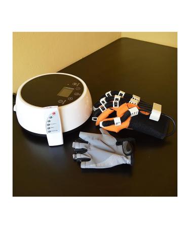 ZZBB Rehabilitation Gloves Soft Resting Hand Splint for Flexion Contracture Manual Training Nerve Massager Right-hand Medium
