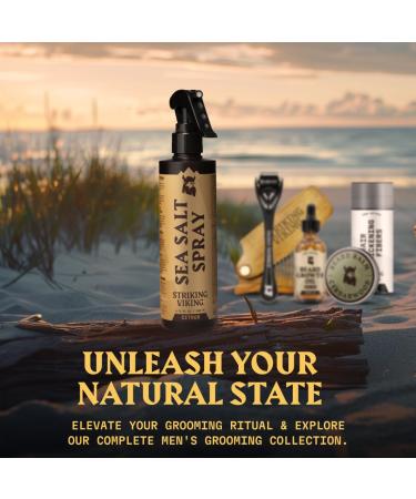 Striking Viking Sea Salt Spray for Men | Citrus Scent Hair Texturizer - Volumizing Curl Enhancing Paraben Free 6.76 fl Oz - Made in Germany - Buy Online on GoSupps.com