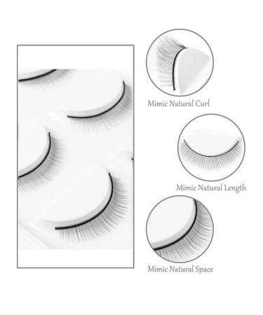Gemerry 25 Pairs of Self-Adhesive Practice Eyelashes for Beginners | Includes 7 Pads & 1 Brush | Perfect for Eyelash Extensions - Buy Online on GoSupps.com