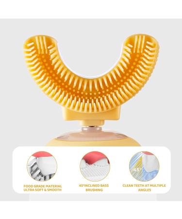 WISLIBE Kids Rechargeable Electric Toothbrush for 2-6 Years - Soft Bristles, 3 Clean Modes, Easy-Press Power Button - Rabbit Design - Buy Online on GoSupps.com