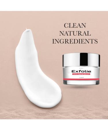 Buy Exfolie Anti-Aging Serum Cream 2oz - Revitalize Skin & Reduce Wrinkles | International Shipping Available - Buy Online on GoSupps.com