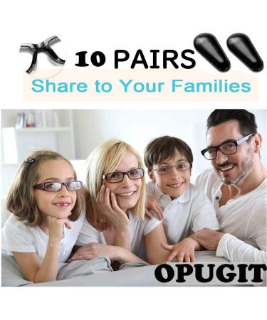 10 Pairs Silicone Nose Pads for Glasses - Slide-Resistant Self-Adhesive Transparent 1.8mm - Buy Online on GoSupps.com