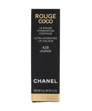 CHANEL Rouge Coco Ultra Hydrating Lip Colour 428 Legende 0.12 Ounce legende  1 Count (Pack of 1)