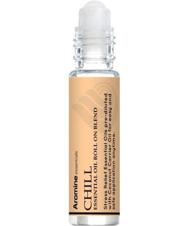 Chill Essential Oil Roll-On 10ml (2 Pack) - Stress Reducer & Relaxation - Pre-Diluted Aromatherapy - Buy Online on GoSupps.com