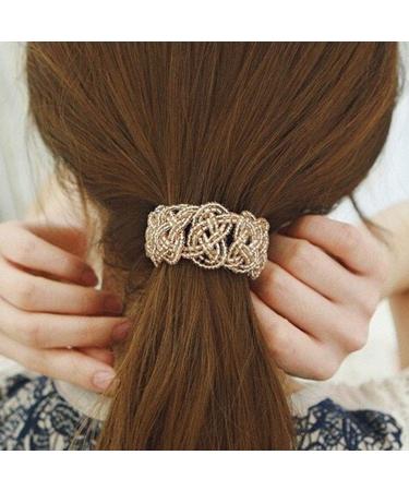 Lurrose Light Brown Banana Hair Clip - Women's Hair Claw & Ponytail Holder for Stylish Hair Accessories - Buy Online on GoSupps.com