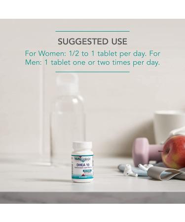Buy Nutricology DHEA 10mg Micronized Lipid Matrix - 60 Scored Tablets for Optimal Health - Buy Online on GoSupps.com