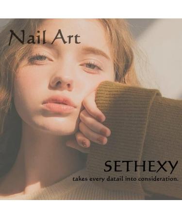 Sethexy French Short Square Glossy False Nails - 24Pcs Autumnal Brown Acrylic Stick on Nail Tips - Buy Online on GoSupps.com
