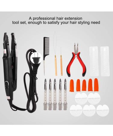 Qinlorgon Nano Professional Hair Connector Set | Non-Marked Hair Extension Iron | European Standard 220V | Best Hair Extension Tools - Buy Online on GoSupps.com