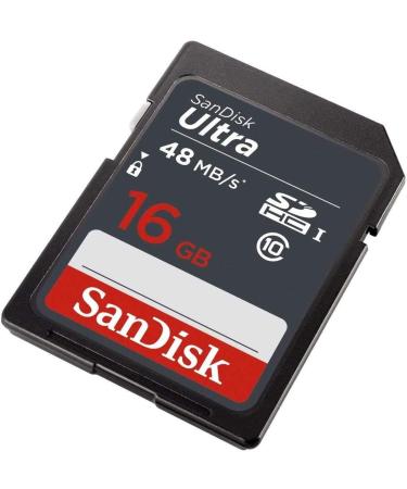 SanDisk Ultra 16GB SDHC Memory Flash Card - 5 Pack Wholesale Lot with Cases | UHS-I Class 10, 48MB/s Read Speed - Buy Online on GoSupps.com