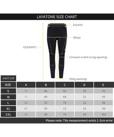 LayaTone 3mm Neoprene Wetsuit Pants for Men and Women | Diving, Surfing, Canoeing | Black XX-Large - Buy Online on GoSupps.com