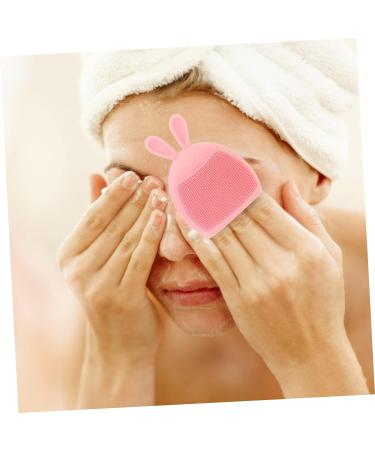 minkissy 24 Pcs Rabbit Ears Facial Brush Body Cleansing Brush Face Cleansing Brush Face Head Scrubber Facial Exfoliator Tool Lady Facial Brush Pink Detergent Miss Cute Silica Gel Light Pinkx6pcs 7.5x7.5cmx6pcs - Buy Online on GoSupps.com