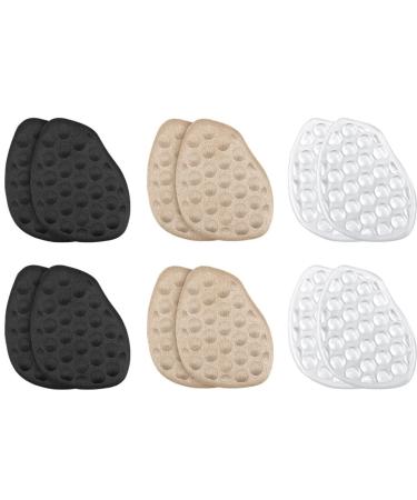 LALAFINA 6 Pairs High Heels Forefoot Pad Kitten Foot Pad Reusable Forefoot Pads Shoe Pads Insoles Gel Insoles Support Heels Shoe Fillers Shoe Accessory Accessories Massage Gel Miss 2