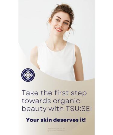 Rose Hydro Cream for Face by TSU:SEI - Organic Moisturiser for Women with SPF20 Vitamin E and Hyaluronic Acid. Natural Daily Facial Cream. Cruelty Free Skincare. 50ml. - Buy Online on GoSupps.com