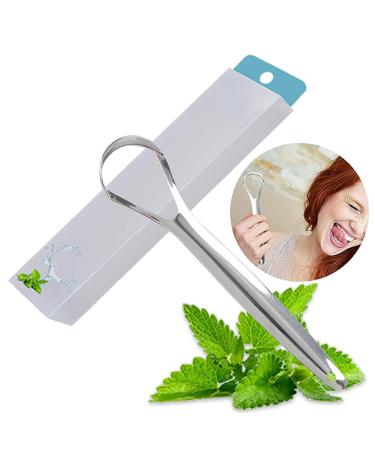 Buy Stainless Steel Tongue Freshener | Oral Care Tongue Cleaner - Easy to Clean for a Fresh Mouth - Buy Online on GoSupps.com