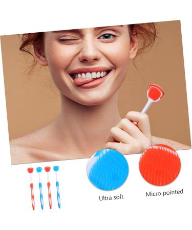 Buy Gatuida 12 Pcs Tongue Cleaning Brush Set - Fresh Breath & Oral Care - Baby & Adult Tongue Scrapers - 3 Colors - 19.5x3x0.6cm - Buy Online on GoSupps.com
