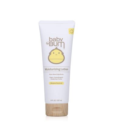 Baby Bum Everyday Lotion | Moisturizing Baby Body Lotion for Sensitive Skin with Shea and Cocoa Butter| Banana Coconut | Gluten Free and Vegan | 8 FL OZ 8 Fl Oz (Pack of 1) Banana Coconut