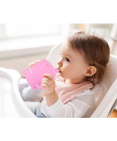 LIL' STAR Silicone Sippy Cup and Snack Cup 2-in-1 - 5oz | Spill Proof for Toddlers | BPA Free Pink - Buy Online on GoSupps.com