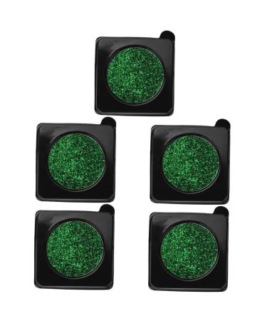 FOMIYES 5pcs Glitter Eyeshadow Palette Makeup Eyeshadow Eye Shadow Pallets for Women Eyeshadow Single Color