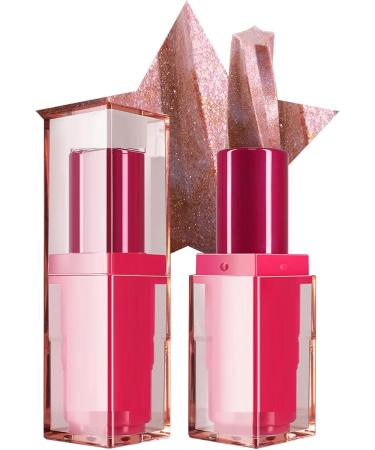 Shimmering Lipstick - Long-lasting sparkling lip color smooth moisturizing makeup stick | Shimmer Shine Bold pigmented formula lightweight creamy texture for parties - Buy Online on GoSupps.com