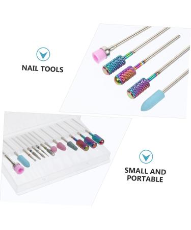 minkissy 1 Nail Drill Set Manicure Grinding Heads Acrylic Nail Drill Bits Nail Polishing Tools Manicure Drill Bits Power Rotary Tools Nail File Bit To Rotate Nail Remover Ceramics Clean - Buy Online on GoSupps.com