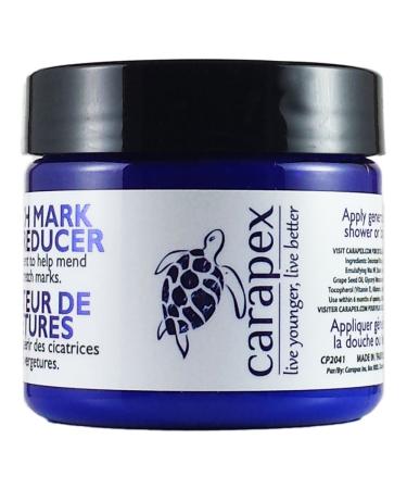 Carapex Stretch Mark & Scar Reducer Cream | 98% Natural for Pregnancy & Weight Loss Marks | Firming & Tightening | Unscented Shea Butter | 4oz - Buy Online on GoSupps.com