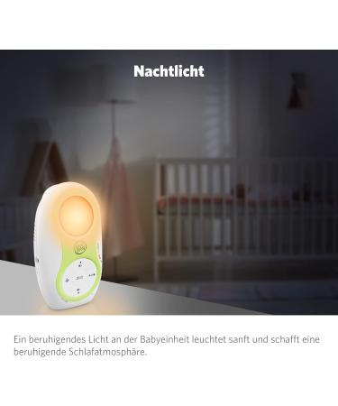 Leapfrog LF80 BabyPhone Audio Monitor - Digital Baby Monitor with Temperature Sensor Night Light Voice Recording & Long Range - Ideal for International Shipping - Buy Online on GoSupps.com