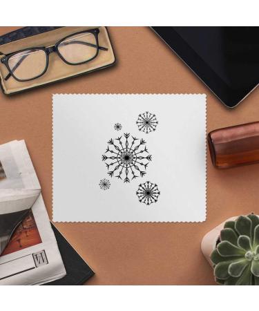 Buy LC00024257 Microfiber Cleaning Cloths for Glasses - Falling Snowflakes - Pack of 2 | Perfect for Smudge-Free Lens Care - Buy Online on GoSupps.com