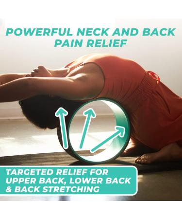 Yoga Back Roller for Stretching and Pain Relief - Foam Back Stretcher with Thick Padding - Improve Flexibility and Balance - Single - Buy Online on GoSupps.com
