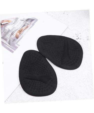 Mobestech Forefoot Gel Insoles - 2 Pair Shoe Riser Cushion Pads for High Heels | Sweat Absorbing Black Gel Shoe Inserts - Buy Online on GoSupps.com