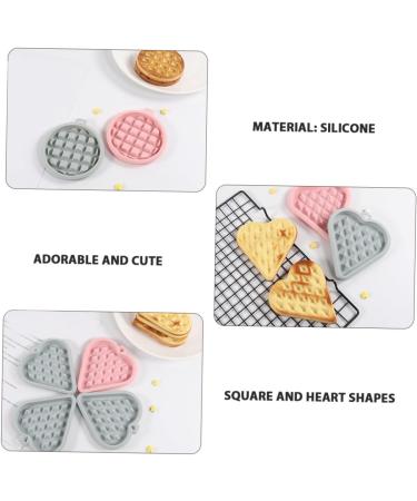Zerodeko 9 Pcs Mold Silicone Baking Pad Silicone Pans for Baking Silicone Waffle Mould Silicone Muffin Pan Square Baking Dish Fondant Cookie Cake Jelly Chocolate Silica Gel Round 12X11X1.6CMx3pcs Random Colorx3pcs - Buy Online on GoSupps.com