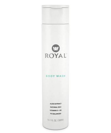 Royal Vegan Cleansing Intimacy Body Wash - Organic Cleanser for Intimate Parts - pH Balanced Moisturizing Body Care Gel - Natural Foaming Soap With Hydrating Aloe Vera  Plant Oils  Vitamins - 300mL