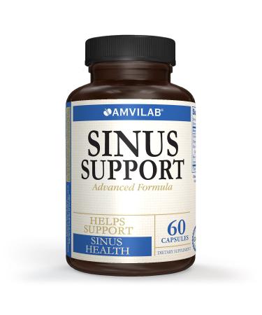 Sinus Support Advanced Formula Helps Support Sinus Health 60 Capsules 1 Month Supply