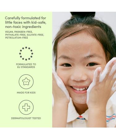 Evereden Kids Cloud Face Wash: Tropical Sorbet 3.4 fl oz & Kids Face Cream: Cool Peach 1.7 oz. | Creamy & Fun Skin Care for Toddlers | Easy-to-Use Face Wash & Cream | Non-toxic and Safe Skin Care - Buy Online on GoSupps.com