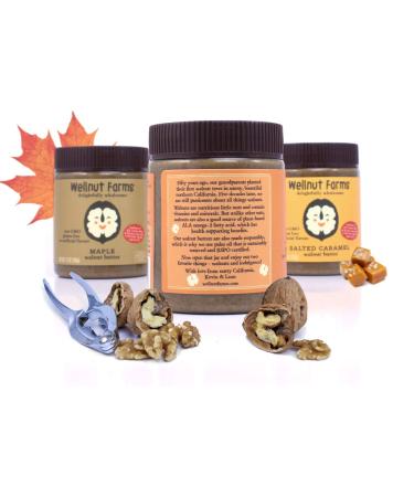 Wellnut Farms Original Walnut Butter Spread 11oz (Pack of 2) - Vegan, Keto Friendly, Gluten Free - Plant Based Omega 3 Nut Butter - Buy Online on GoSupps.com