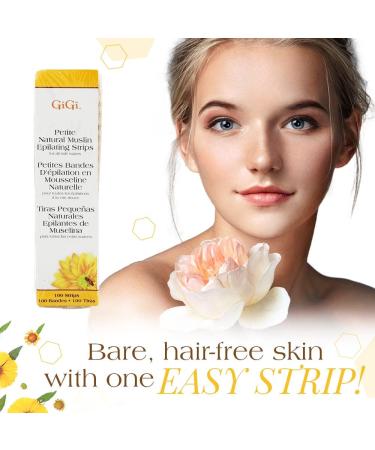 GIGI Natural Muslin Epilating Strips (Small) GG0600 - Buy Online on GoSupps.com