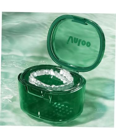 Frcolor 2-Piece Retainer Storage Box - Crystal Holder & Prosthesis Brush Travel Case | Small Storage Solution for Prosthetics - Buy Online on GoSupps.com