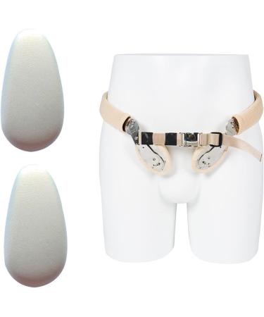 Oiakus Double-Sided Inguinal Hernia Belt | Men s Bilateral Support | Post-Operation Pain Relief & Recovery | Comfortable Beige Design - Buy Online on GoSupps.com
