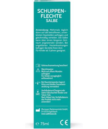 SALTHOUSE Lot de 6 pommades pour la th rapie de la mer morte - Hydratation et soulage les irritations - Sel de mer morte - Magn sium - Test cliniquement (6 x 75 ml) - Buy Online on GoSupps.com