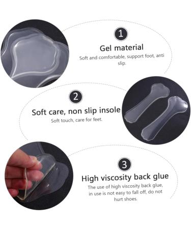 2 Pair Seven Point Insole Inserts for High Heel Shoes - Gel Heel Cushions & Plantar Support for Women - Buy Online on GoSupps.com