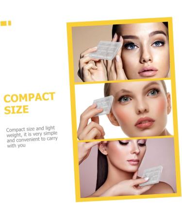 MAGICLULU Lip 3pcs Boxes Eye Shadow Box Eyeshadow Makeup Travel Containers Lipstick Storage Case Loose Powder Empty Eyeshadow - Buy Online on GoSupps.com