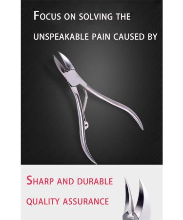 Premium Stainless Steel Cuticle Cutter for Trimming Dead Skin on Nails - Nail Art Tool for Men and Women in Silver - Buy Online on GoSupps.com