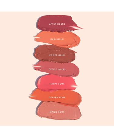 BeachPlease Tinted Balm RUSH HOUR in Sun-Kissed Peach | Dewy Finish | Multi-Purpose Cheek and Lip Cream Blush - Buy Online on GoSupps.com