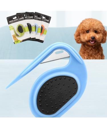 2PC Pet Grooming Knife Set for Long-Haired Cats - Dematting & Knot Comb Tool - Effective Removal of Cat Knots - Buy Online on GoSupps.com