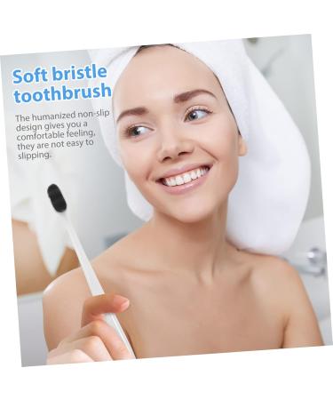 Buy Combined 4-Piece Soft Toothbrush Set - Extra Soft 3-Sided Nylon Toothbrushes with Peppermint Bonbons for Kids - Handheld Cleaning Brush - International Shipping Available - Buy Online on GoSupps.com
