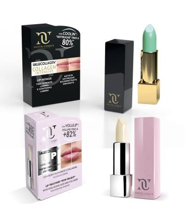 Natur Unique - Offre de traitement des l vres - LIP Volume XXXL + Ialucollagen Collagen intensive LIP No-Age