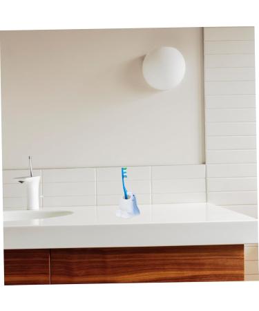 Buy Cabilock Drill-Free Toothbrush Holder & Pencil Organizer | Self-Empty Makeup Organizer | Animal Clip Holder | Stylish Resin Design for Home & Office - Buy Online on GoSupps.com